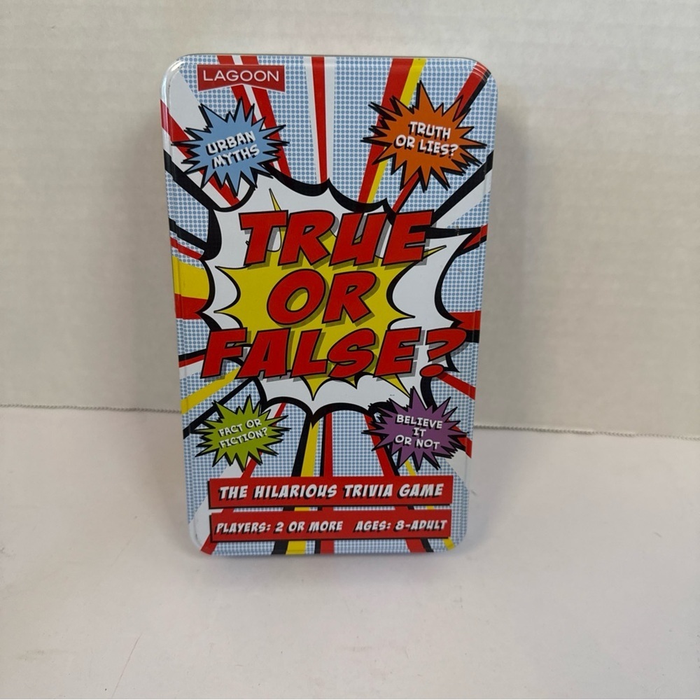 True or False -The Hilarious Trivia Game By Lagoon Group New Open Box